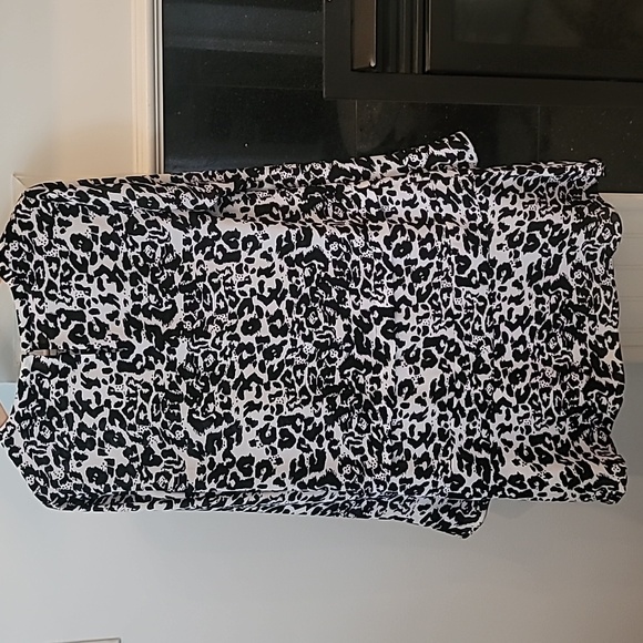 Thakoon Silk Leopard Print Loose Fit Spring Summer Dress - Picture 5 of 7